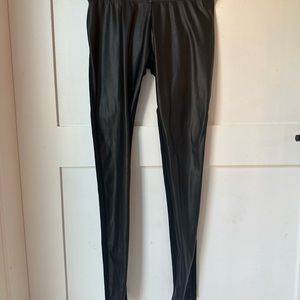 Hatch maternity faux leather leggings